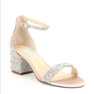 Blue by Betsey Johnson Wedding Block Heel